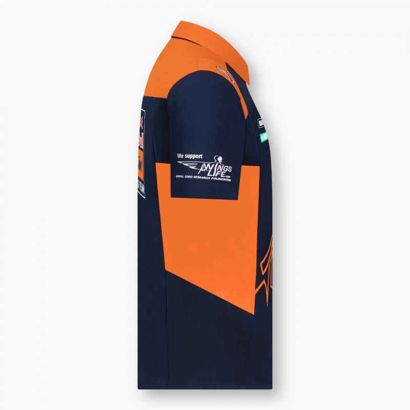 Polo KTM Red Bull Racing 22 bleu-orange soldes