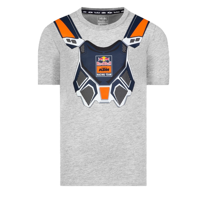 T-shirt enfant KTM Rock Solid Red Bull gris soldes