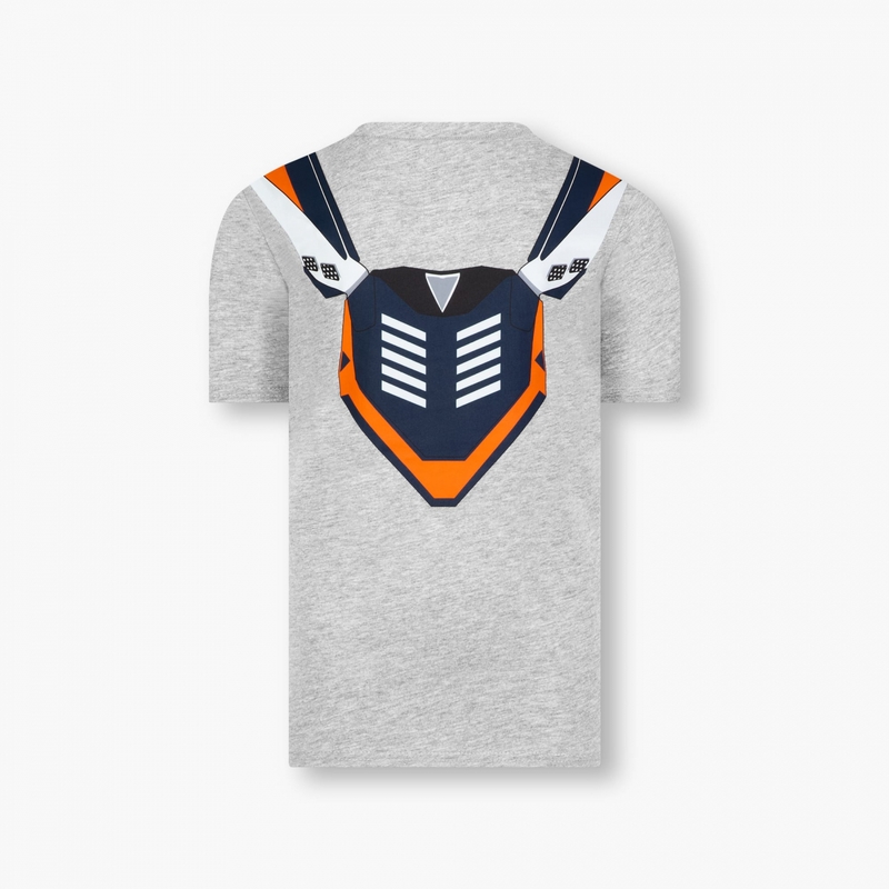 T-shirt enfant KTM Rock Solid Red Bull gris soldes