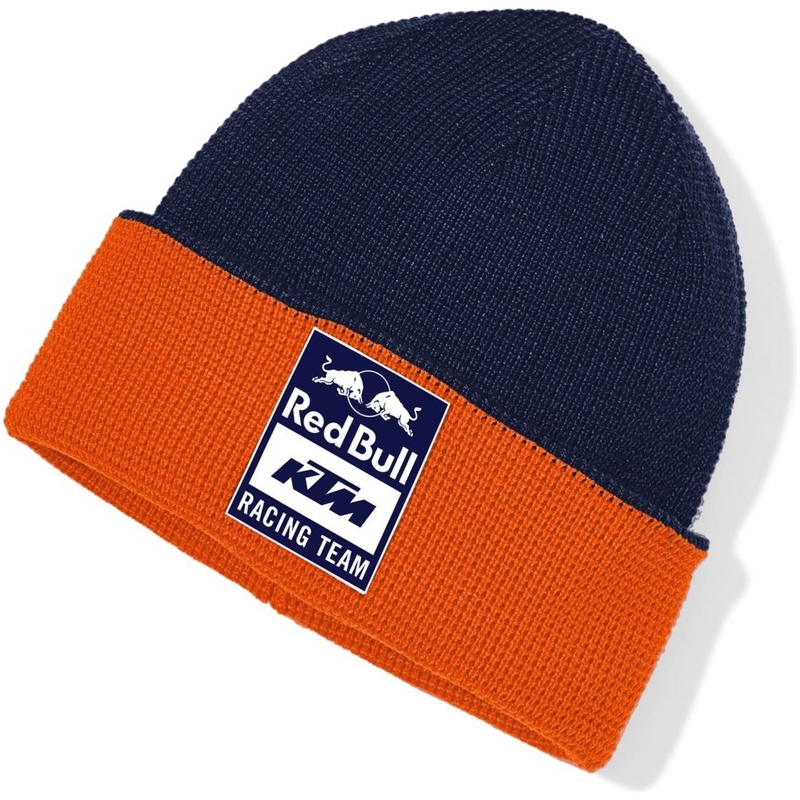 Dětská čepice KTM Fletch Reversible Red Bull oranžovo-modrá výprodej