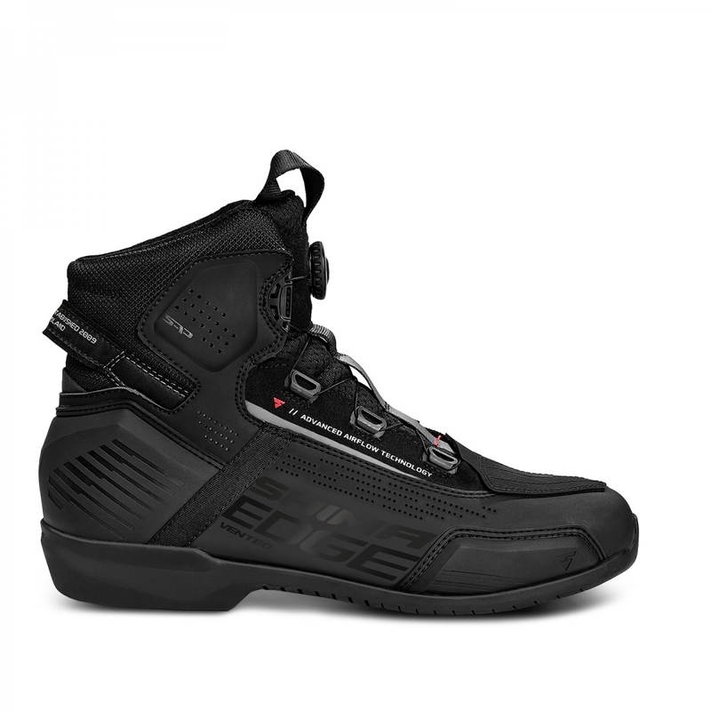 Bottes de moto Shima Edge Vent noires