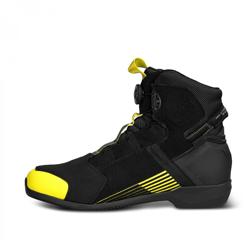 Bottes de moto Shima Edge Vent Noir-Jaune fluo