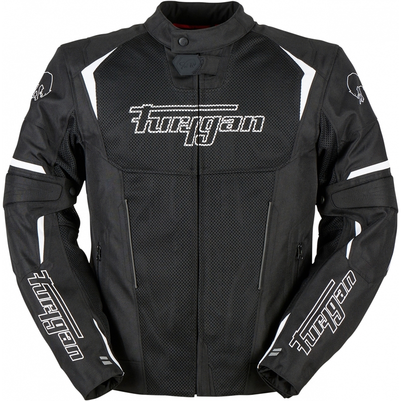 Veste de moto Furygan Ultra Spark Vented 3-in-1 Blanc et Noir soldes