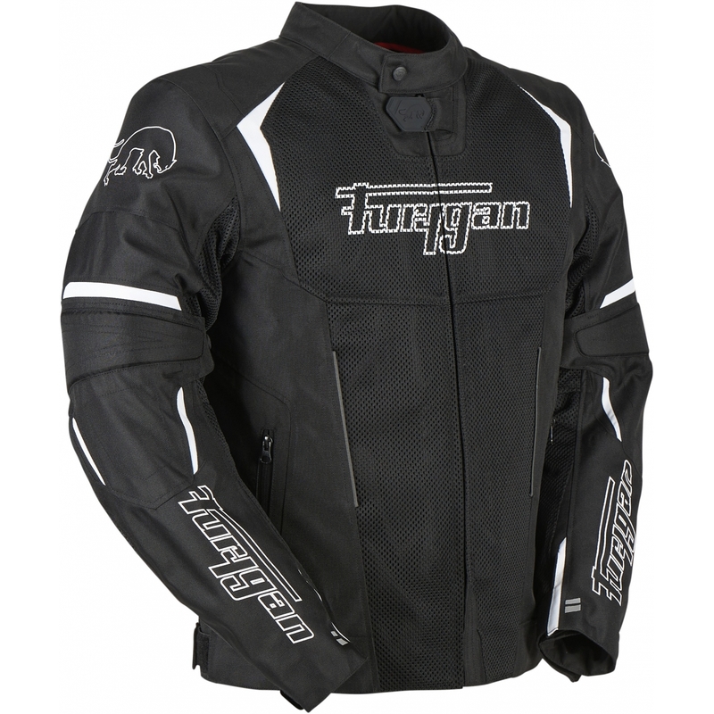 Veste de moto Furygan Ultra Spark Vented 3-in-1 Blanc et Noir soldes