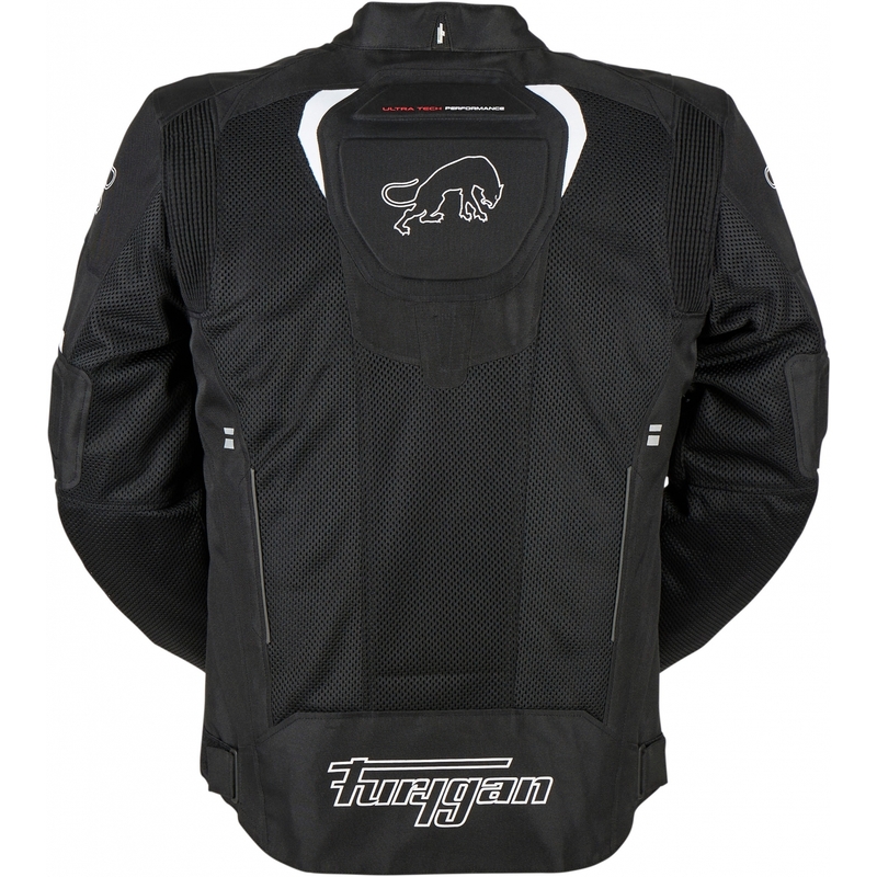 Veste de moto Furygan Ultra Spark Vented 3-in-1 Blanc et Noir soldes