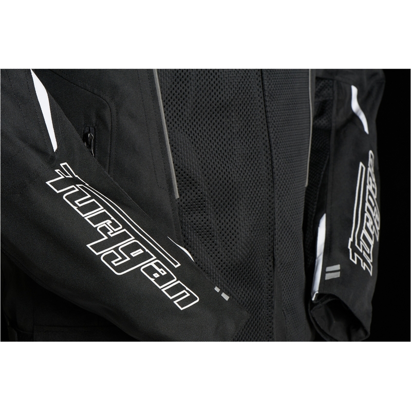 Veste de moto Furygan Ultra Spark Vented 3-in-1 Blanc et Noir soldes