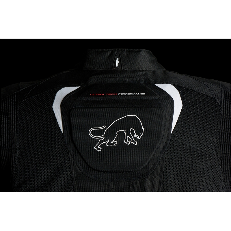 Veste de moto Furygan Ultra Spark Vented 3-in-1 Blanc et Noir soldes