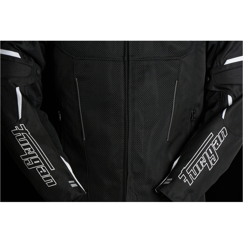 Veste de moto Furygan Ultra Spark Vented 3-in-1 Blanc et Noir soldes