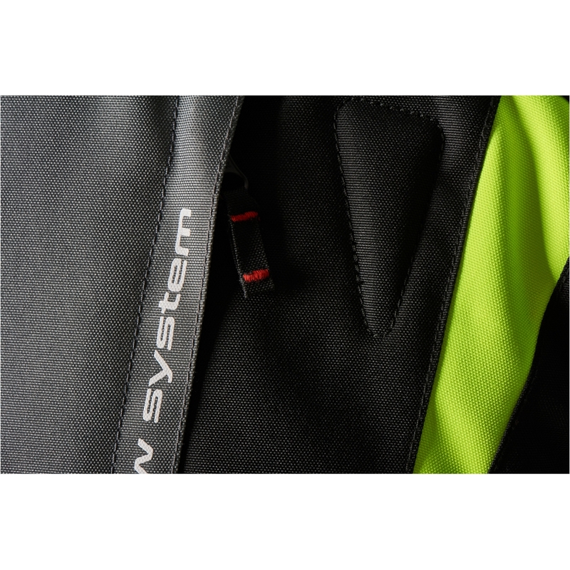 Veste moto Furygan Apalaches noir-jaune fluo