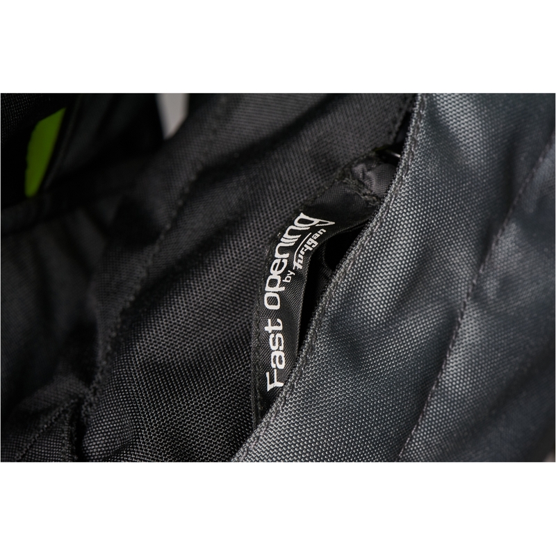 Veste moto Furygan Apalaches noir-jaune fluo
