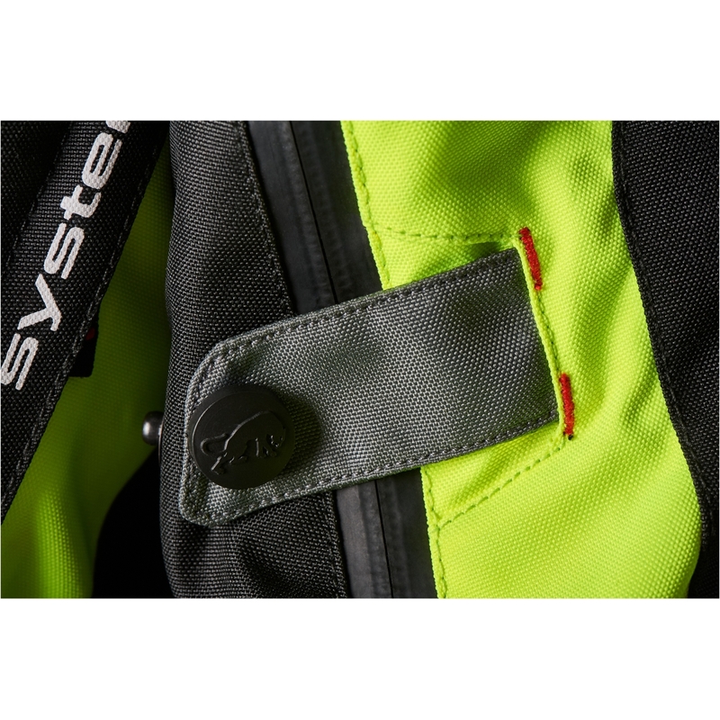 Veste moto Furygan Apalaches noir-jaune fluo