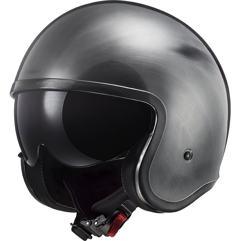 LS2 OF599 Spitfire Jeans Titanium Open Motorcycle Helmet