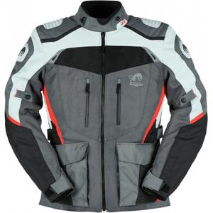Furygan Apalaches Vented 2 in 1 Grey-Red-Black Motorcycle Jacket