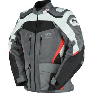 Furygan Apalaches Vented 2 in 1 Grey-Red-Black Motorcycle Jacket