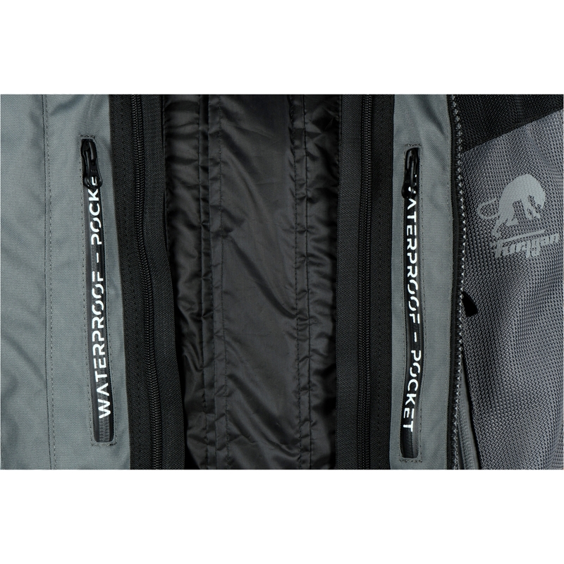 Furygan Apalaches Vented 2 in 1 Grey-Red-Black Motorcycle Jacket