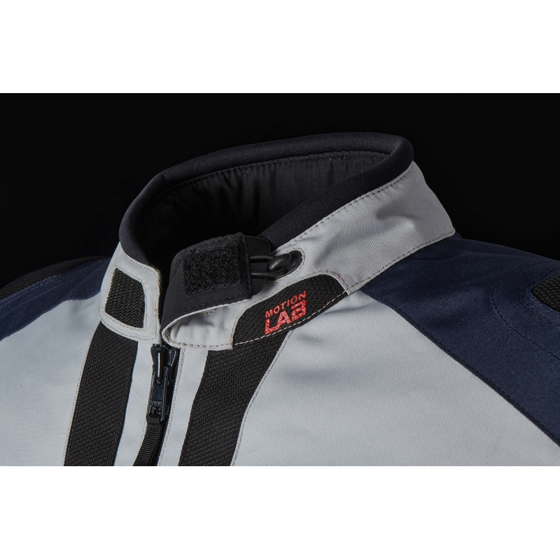 Veste moto Furygan Brevent 3 en 1 gris-noir-rouge-bleu soldes