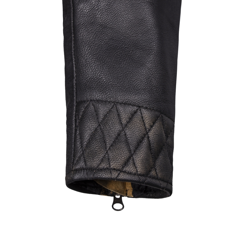 Veste de moto Street Racer Tribe Retro Brown