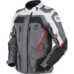 Veste de moto Furygan Apalaches rouge, blanc, noir et gris pour femme