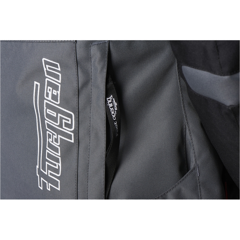 Veste de moto Furygan Apalaches rouge, blanc, noir et gris pour femme