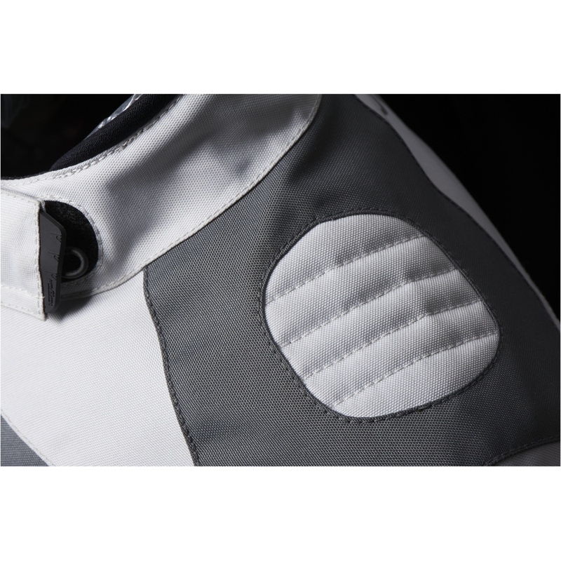 Veste de moto Furygan Apalaches rouge, blanc, noir et gris pour femme