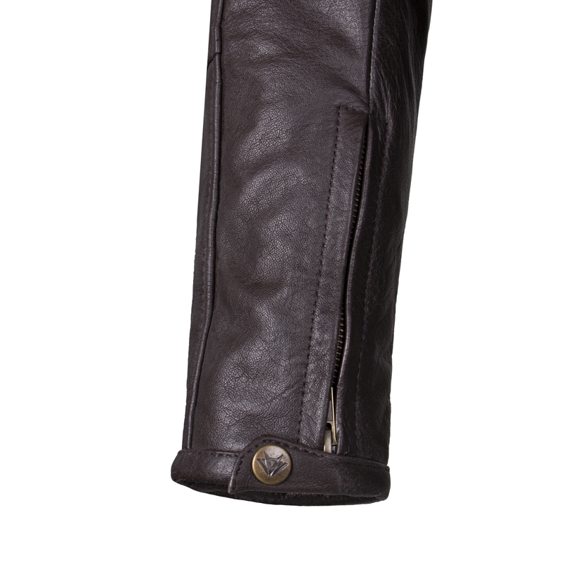 Veste moto RSA Daytona marron