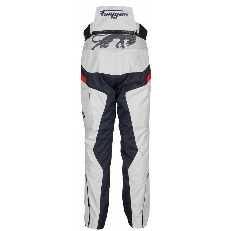 Pantalon de moto Furygan Apalaches noir-rouge-blanc-bleu soldes