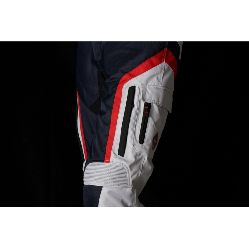 Pantalon de moto Furygan Apalaches noir-rouge-blanc-bleu soldes