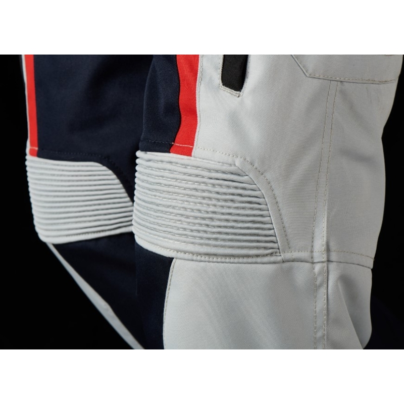 Pantalon de moto Furygan Apalaches noir-rouge-blanc-bleu pour femme soldes