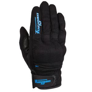 Gants moto Furygan Jet D3O noir et bleu