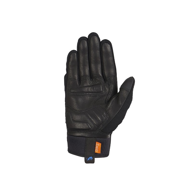 Gants moto Furygan Jet D3O noir et bleu