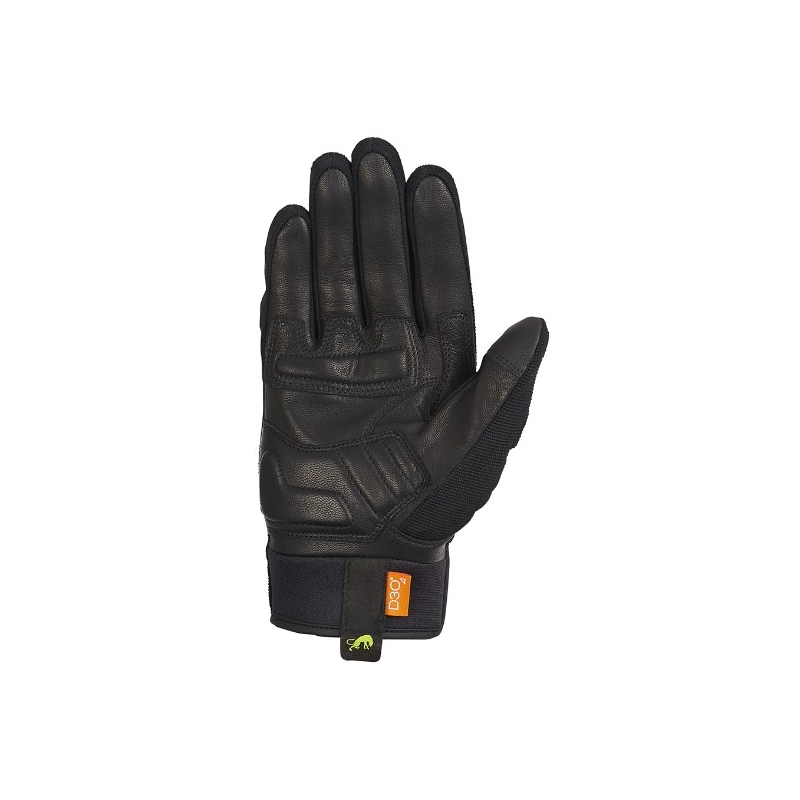 Gants moto Furygan Jet D3O noir-vert fluo