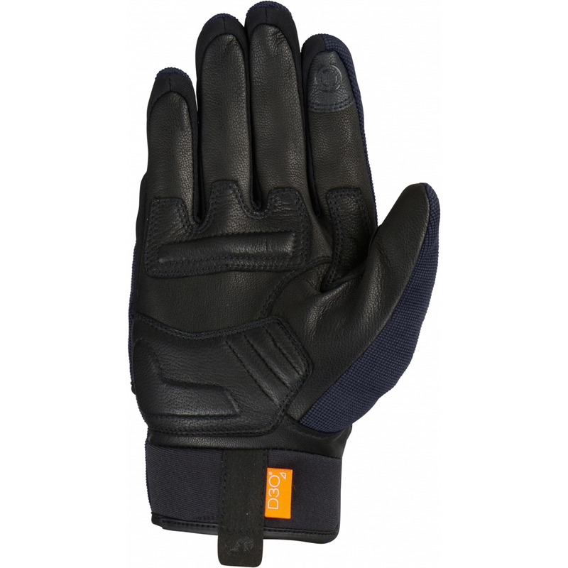 Gants moto Furygan Jet D3O bleu-noir