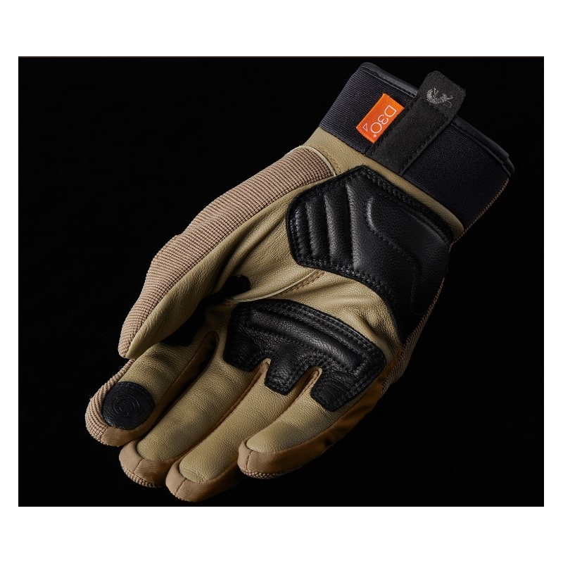 Gants moto Furygan Jet D3O marron-noir