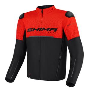 Veste moto Shima Drift noir-rouge