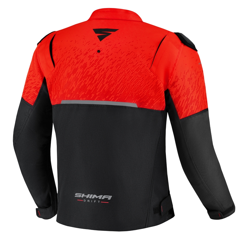 Veste moto Shima Drift noir-rouge