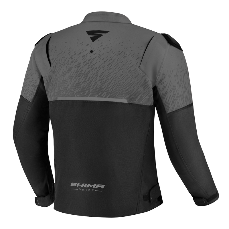 Veste moto Shima Drift noir-gris