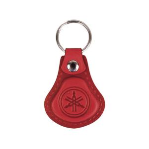 Porte-clés en cuir Yamaha rouge