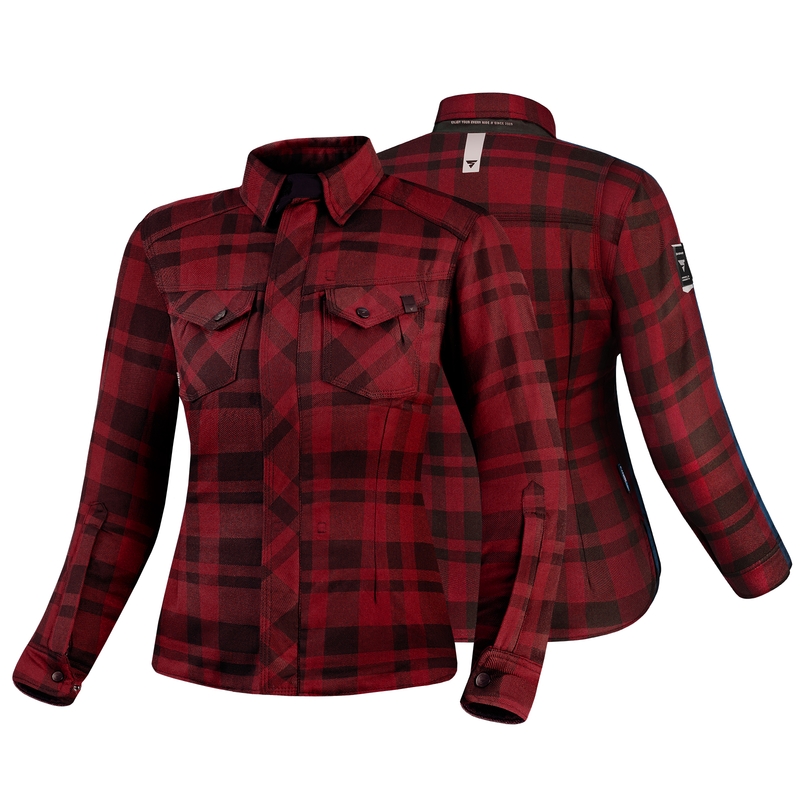 Chemise moto femme Shima Renegade 2 rouge