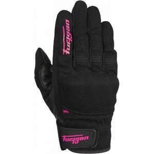 Gants de moto Furygan Jet D3O noir et rose pour femme