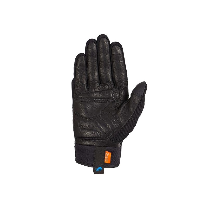 Gants de moto Furygan Jet D3O noir et turquoise pour femme