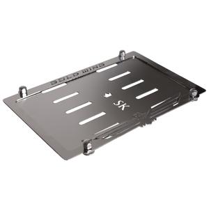 Plaque en acier inoxydable sous la plaque d'immatriculation SK Gold Wing