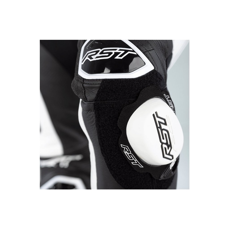 RST Pro Series Airbag One-piece Motorcycle Coverall black and white soldes