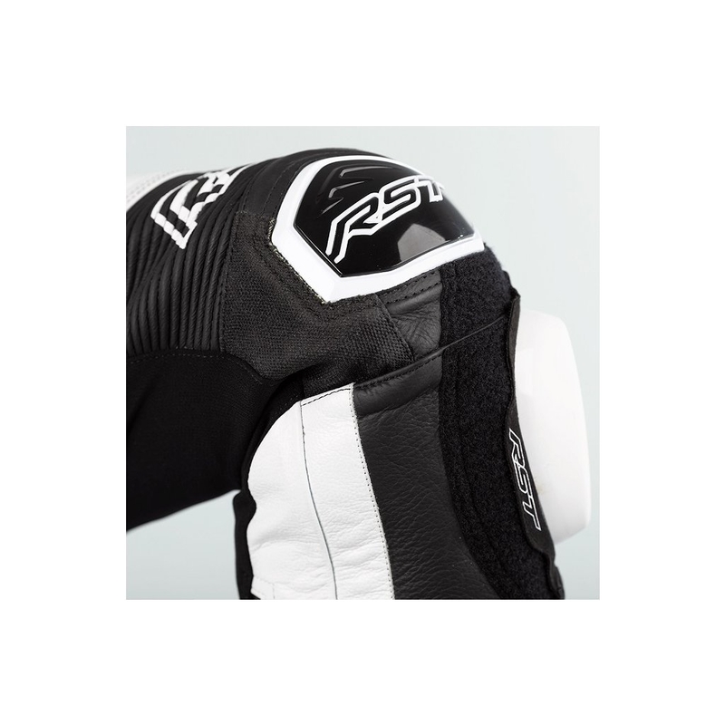 RST Pro Series Airbag One-piece Motorcycle Coverall black and white soldes