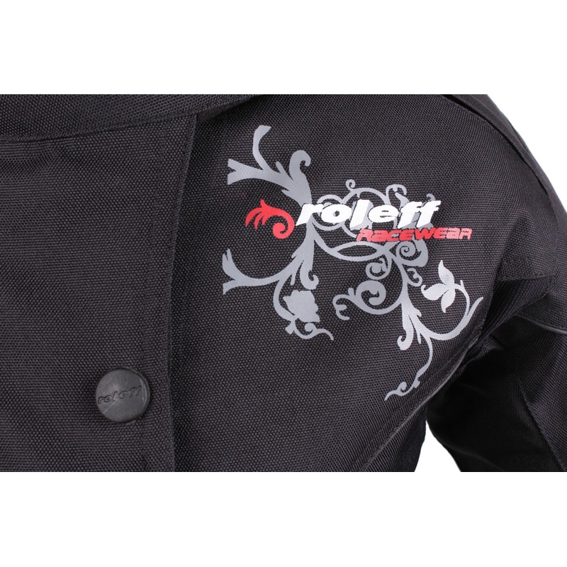 Veste de moto pour femme Roleff Ladylike noire