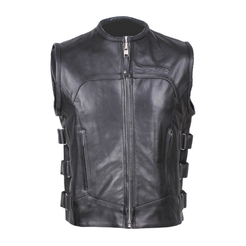 Gilet de moto en cuir RSA Biker