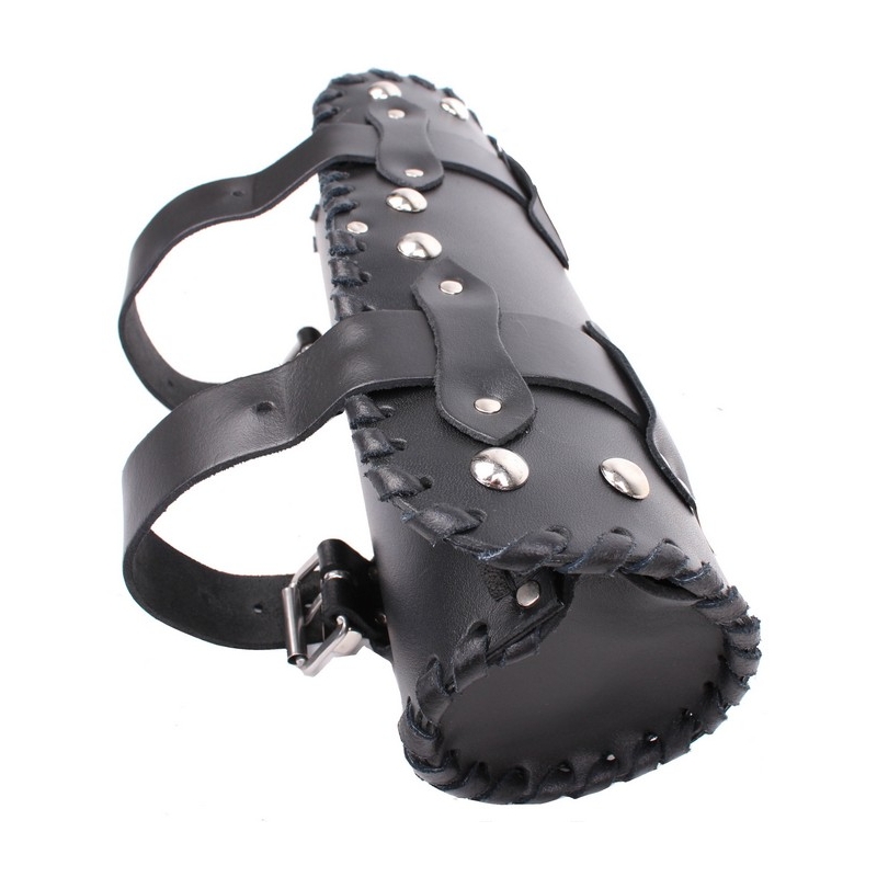 Roulettes en cuir pour moto Chopper/Custom RSA-2B