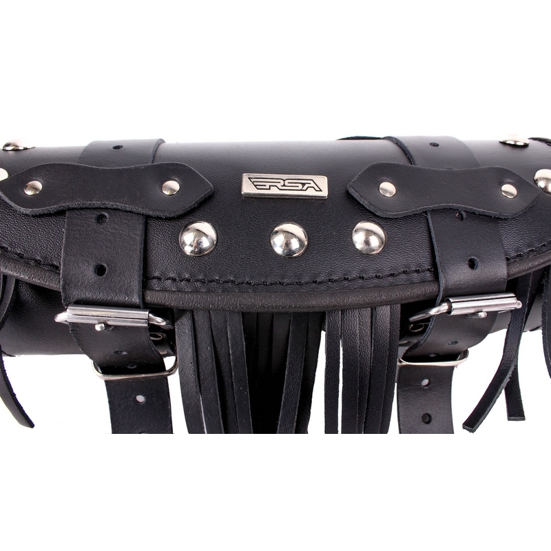 Roulettes en cuir pour moto Chopper/Custom RSA-3C