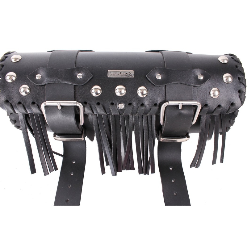Roulettes en cuir pour moto Chopper/Custom RSA-4C