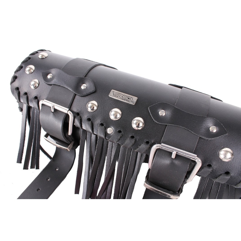 Roulettes en cuir pour moto Chopper/Custom RSA-4C