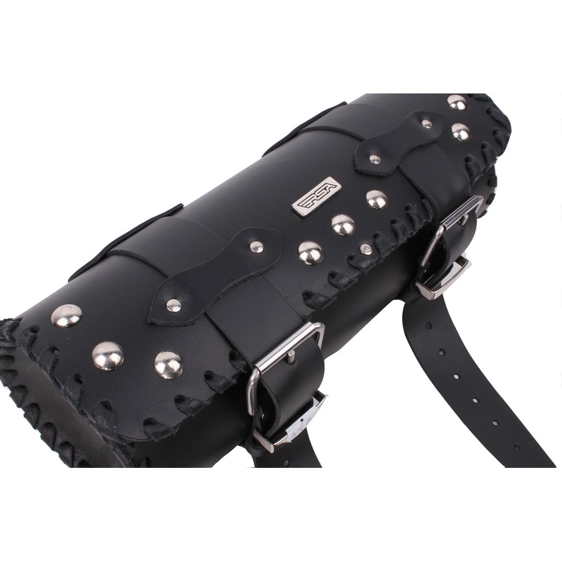 Roulettes en cuir pour moto Chopper/Custom RSA-4B